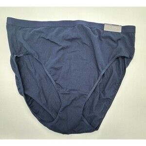 Catherines Intimates Hi-Cut Brief Navy Blue Panties Plus Size Womens 2X NEW NWT
